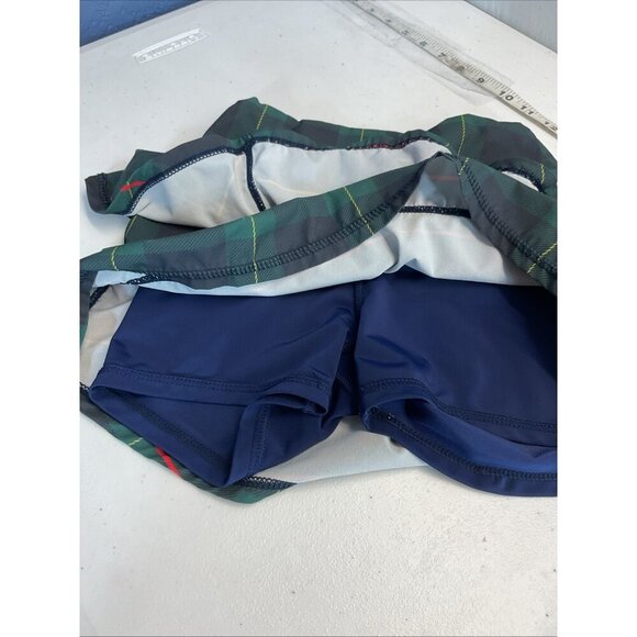 The Bubble Toddler Girls med‎ 2T/3T Navy Plaid skort preppy - Picture 4 of 7